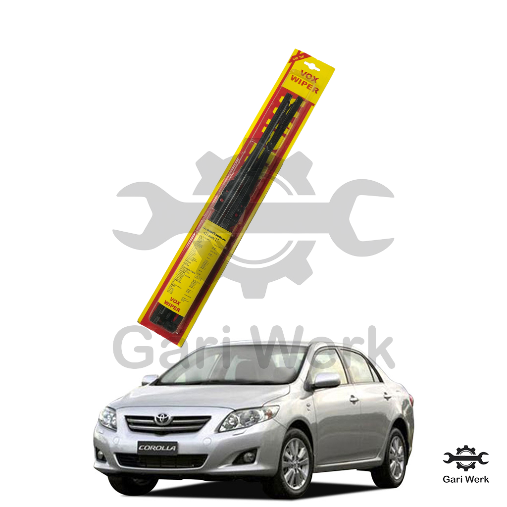 Toyota Corolla 2009–2014 (10th Gen) Metal Wiper Blades