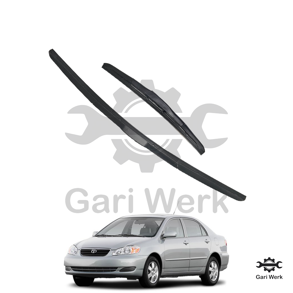 Toyota Corolla 2002–2008 (9th Gen) Hybrid Wiper Blades