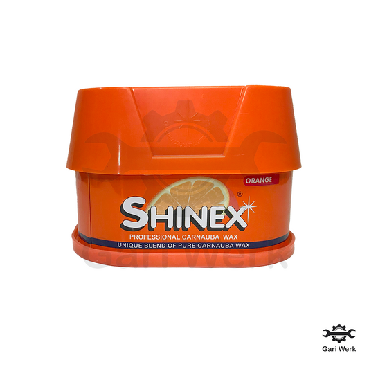 Shinex Orange Car Wax – Professional Carnauba Wax with Citrus Fragrance | Deep Shine & Paint Protection