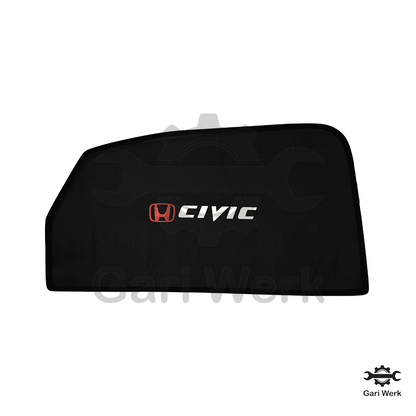 Honda Civic 2022 Custom Sun Shades | 4Pcs Set | UV Protection & Heat Resistance
