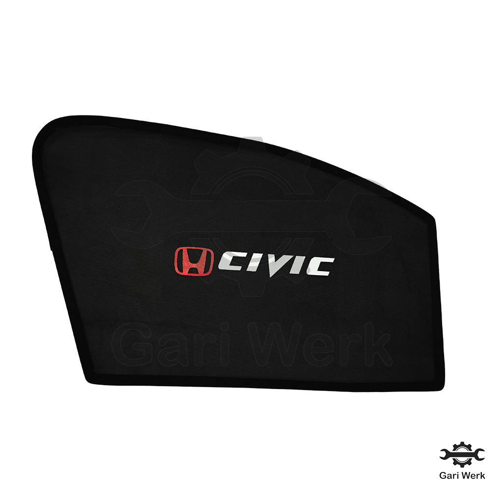 Honda Civic 2022 Custom Sun Shades | 4Pcs Set | UV Protection & Heat Resistance
