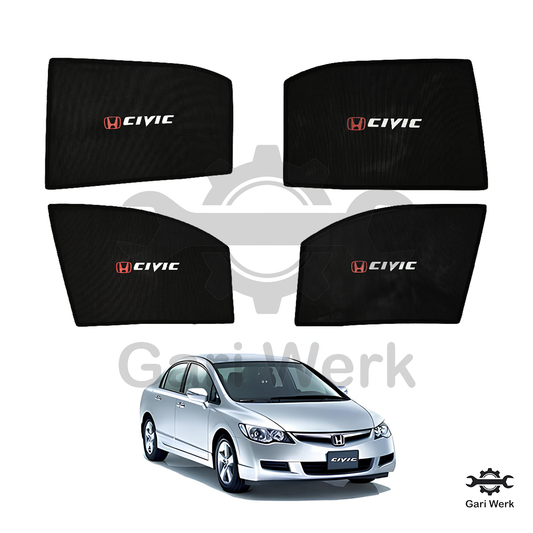 Car Sun Shades for Honda Civic 2006 – 4Pcs Custom Fit Set