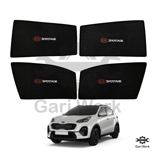 Kia Sportage Side Window Sun Shades – UV Protection | Heat Resistant | 4pcs Set