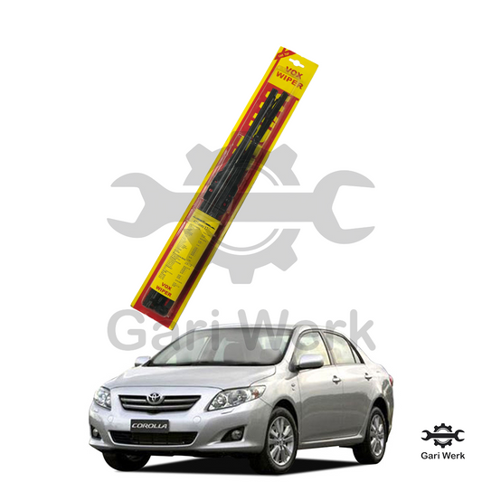 Toyota Corolla 2009–2014 (10th Gen) Metal Wiper Blades