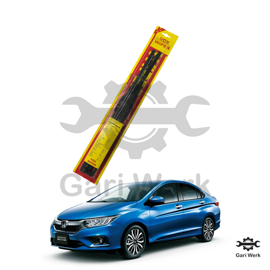 Honda Grace Hybrid 2014–2020 Metal Wiper Blades