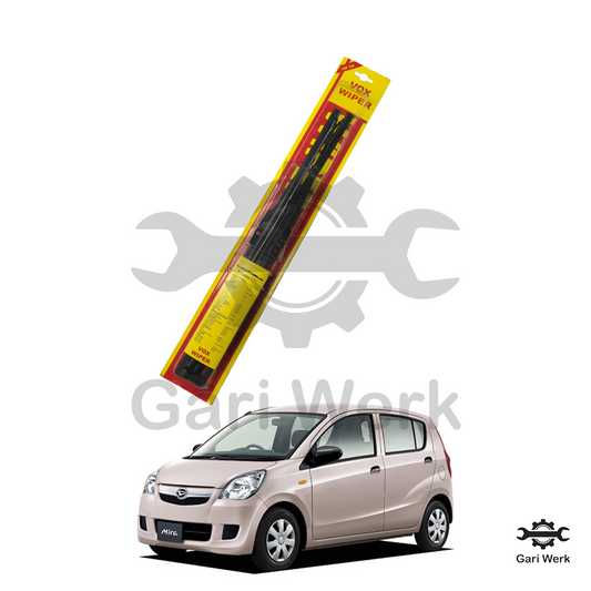 Daihatsu Mira 2006–2017 Metal Wiper Blades