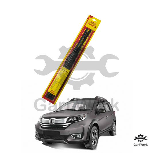 Honda BR-V 2017–2023 Metal Wiper Blades | Durable All-Season Performance