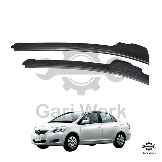 Soft Wiper Blades for Toyota Belta 2005–2012 – High Performance, Streak-Free