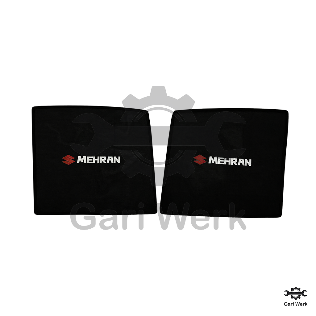 Suzuki Mehran Sun Shades with Logo | Heat Resistant | 4pcs Set