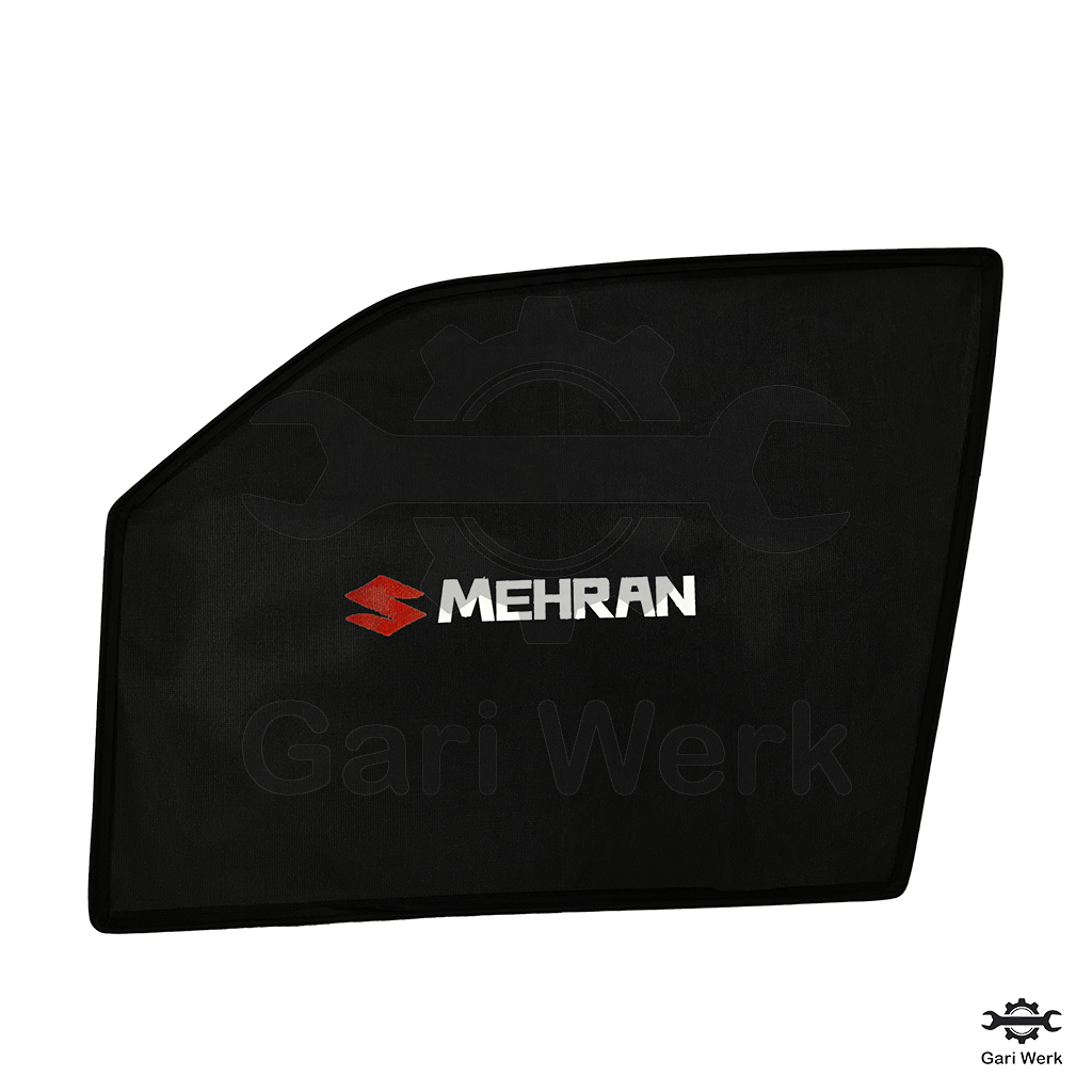 Suzuki Mehran Sun Shades with Logo | Heat Resistant | 4pcs Set