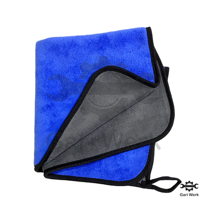 Dual-Sided Microfiber Drying Towel 500 GSM (40x40cm) – Ultra Absorbent Car Cleaning Cloth