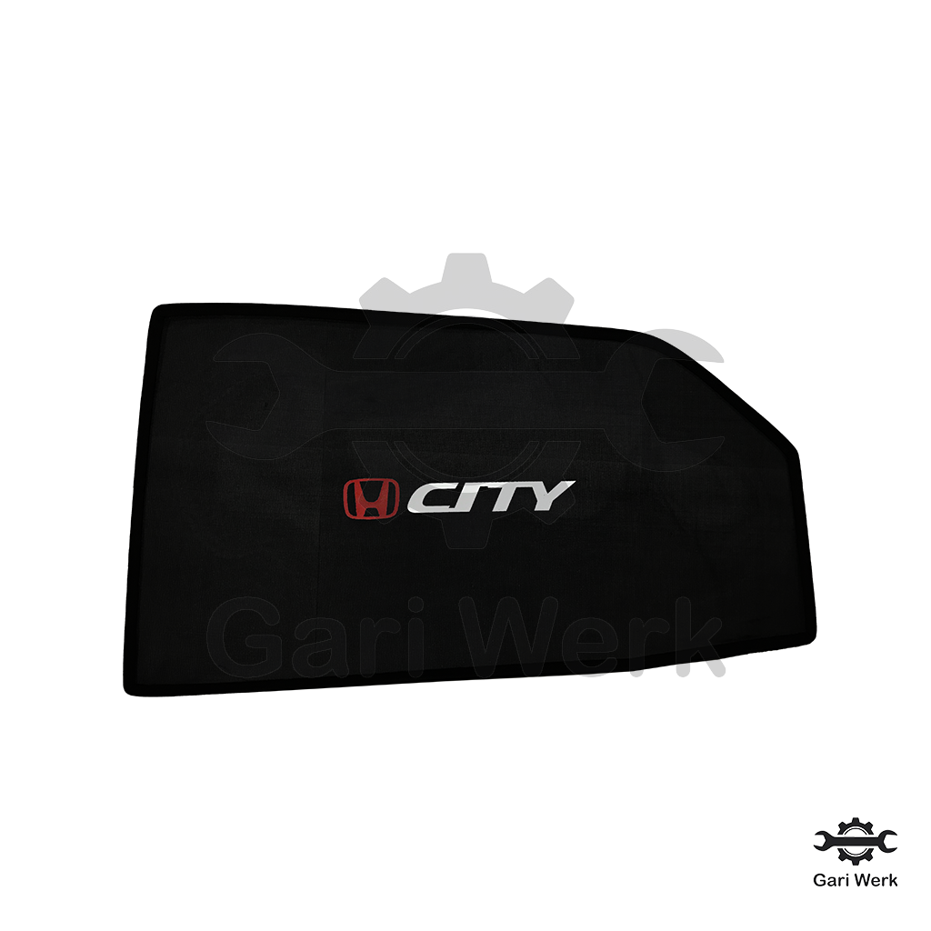 Honda City 2006 Sun Shades with Logo – Heat Resistant | 4pcs Car Window Shades | UV Protection