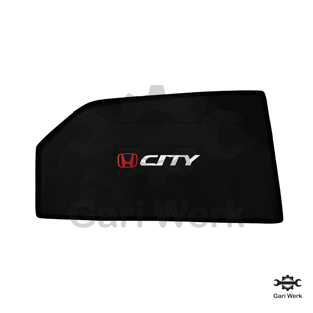 Honda City 2006 Sun Shades with Logo – Heat Resistant | 4pcs Car Window Shades | UV Protection