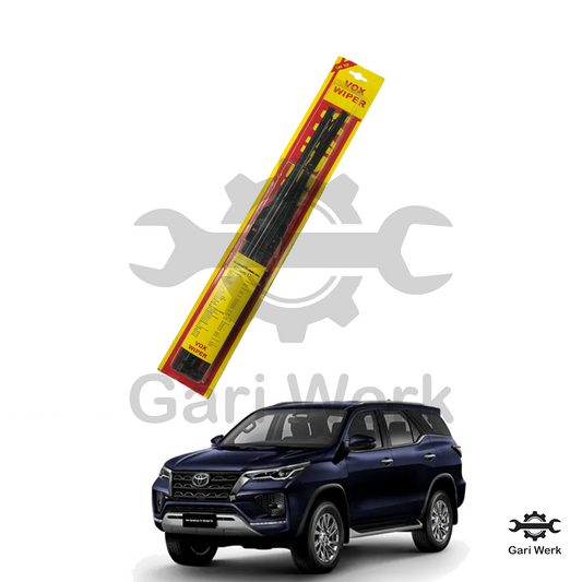 Toyota Fortuner 2017–2023 Metal Wiper Blades